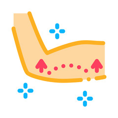 hand lifting icon vector. hand lifting sign. color symbol illustration