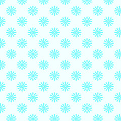 Aqua flower background with pale blue in a happy design element and daisy flowers.  12x12 digital paper for backdrops and graphics.