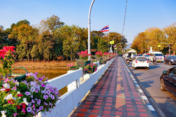 A beautiful view of Chiang Mai city, at Thailand.