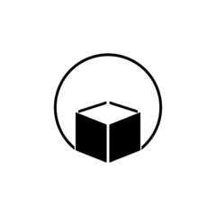 Box icon isolated on white background