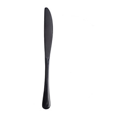 black metal food knife