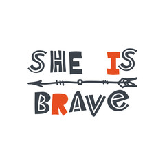 Hand-drawn lettering in sloppy style. Scandinavian doodles. Vector isolated motivation illustration