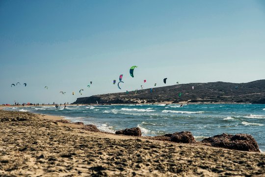 Prasonisi beach in Rhodes Greece