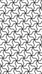 Islamic geometric seamless vector pattern