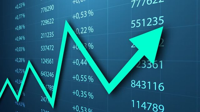 video, tabellone, grafico, freccia, economia, finanza, processare, dati, 4k	