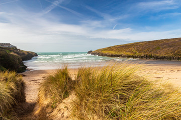 Porthcothan Beach Cornwall England UK