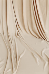 Silk beige fabric, can be used as background
