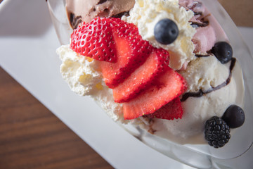fruit ice cream