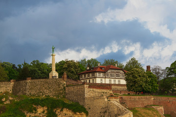 Fototapeta premium Kalemegdan fortress in Belgrade,capitol of Serbia
