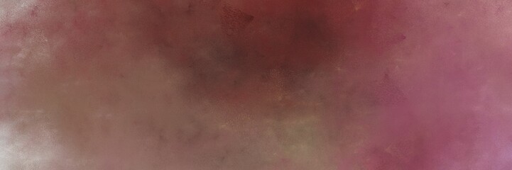Fototapeta premium beautiful pastel brown, ash gray and rosy brown colored vintage abstract painted background with space for text or image. can be used as horizontal background texture