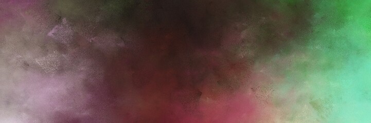 beautiful abstract painting background texture with old mauve, dark sea green and rosy brown colors and space for text or image. can be used as horizontal background texture