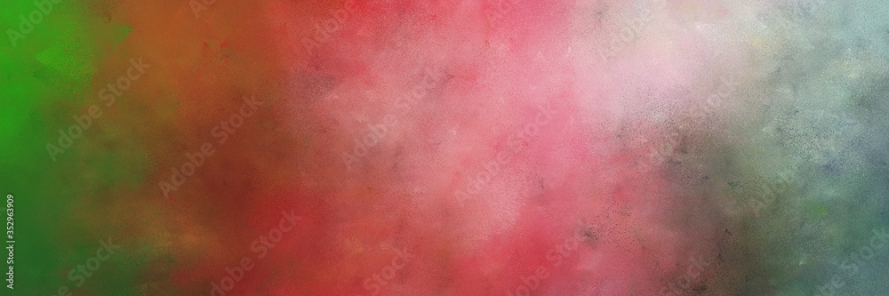 Poster beautiful abstract painting background graphic with pastel brown, sienna and dark olive green colors