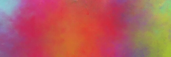 beautiful vintage abstract painted background with moderate red and dark khaki colors and space for text or image. can be used as header or banner