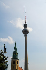 Obraz premium Fernsehturm de Berlín