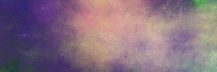 beautiful vintage abstract painted background with gray gray, very dark violet and dark slate blue colors and space for text or image. can be used as horizontal header or banner orientation
