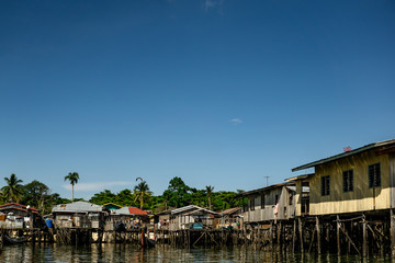 A home on the blue ocean at the Mabul village