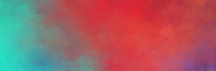 beautiful abstract painting background graphic with moderate red, light sea green and gray gray colors and space for text or image. can be used as postcard or poster