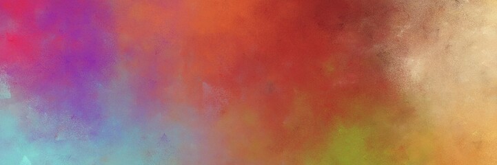 beautiful vintage abstract painted background with moderate red, sienna and tan colors and space for text or image. can be used as horizontal background texture