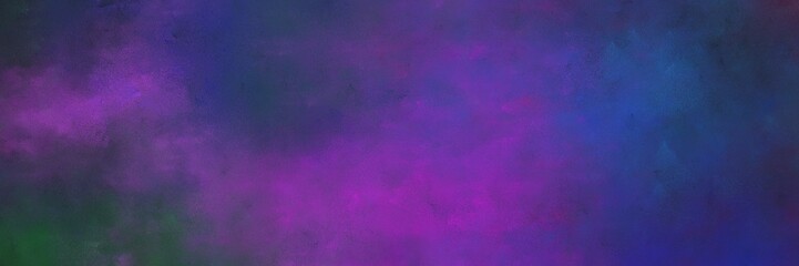 beautiful abstract painting background texture with dark slate blue, moderate violet and very dark blue colors and space for text or image. can be used as horizontal background texture