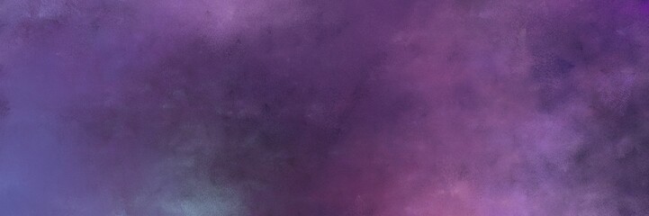 beautiful vintage abstract painted background with dark slate blue, antique fuchsia and slate gray colors and space for text or image. can be used as horizontal background texture