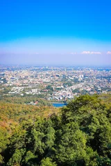 Foto op Canvas A beautiful view of Chiang Mai city, at Thailand. © joseduardo