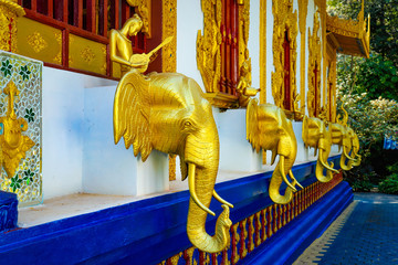 A beautiful view of buddhist temple at Siem Reap, Cambodia.