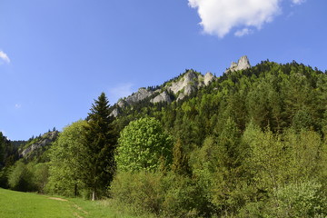 Trzy Korony w Pienińskim Parku Narodowym  © Albin Marciniak