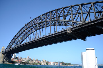 Fototapeta premium A majestic bridge in Sydney