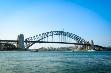 Fototapeta na wymiar A beautiful bridge in Sydney