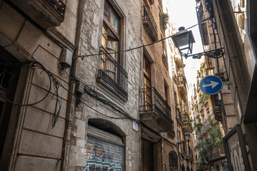 Obraz premium BARRIO GOTIGO BARCELONA