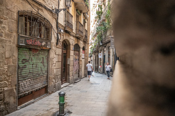 Fototapeta premium BARRIO GOTIGO BARCELONA