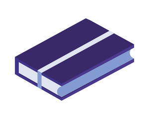 text book library isometric icon