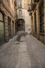 Fototapeta premium barrio gotico barcelona