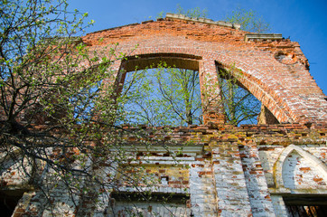 Ruines of ancient russian churches
