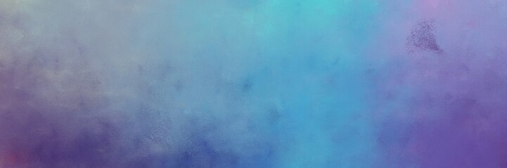 beautiful abstract painting background graphic with light slate gray, cadet blue and dark slate blue colors and space for text or image. can be used as header or banner