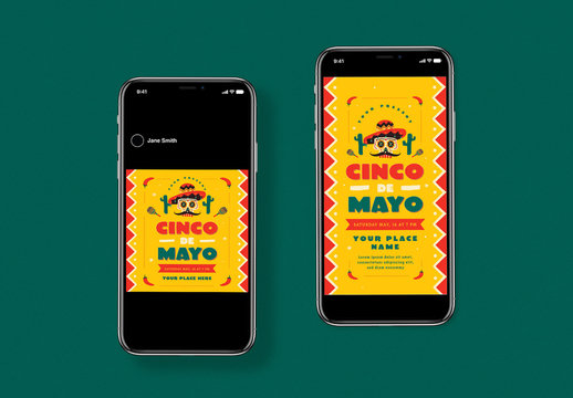 Cinco De Mayo Social Media Post Layout