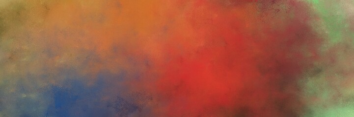 beautiful abstract painting background graphic with sienna, pastel brown and dark slate gray colors and space for text or image. can be used as horizontal header or banner orientation