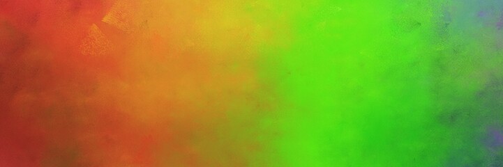 beautiful moderate green, lime green and sienna color background with space for text or image. vintage texture, distressed old textured painted design. can be used as postcard or poster