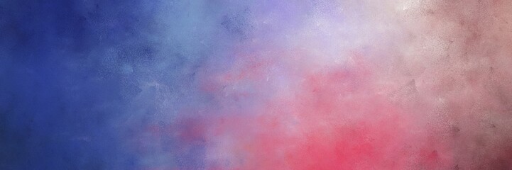 beautiful abstract painting background graphic with rosy brown, dark slate blue and slate gray colors and space for text or image. can be used as horizontal header or banner orientation