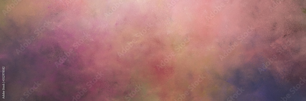 Poster beautiful abstract painting background texture with antique fuchsia, old mauve and baby pink colors and space for text or image. can be used as header or banner