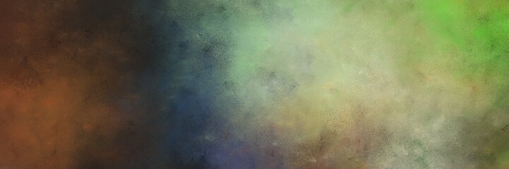 beautiful abstract painting background graphic with dark olive green, old mauve and dark sea green colors and space for text or image. can be used as horizontal background graphic
