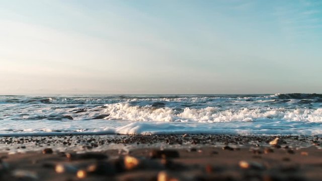 Waves On Beach Of Thy Coast