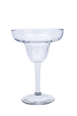 The glass for differnet  drink in the bar  on the white background