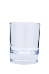 The glass for differnet  drink in the bar  on the white background