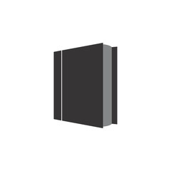 3D Book logo design vector