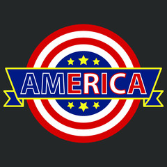 4th of July Celebration Badge