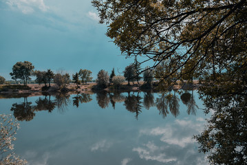 paisaje reflejado