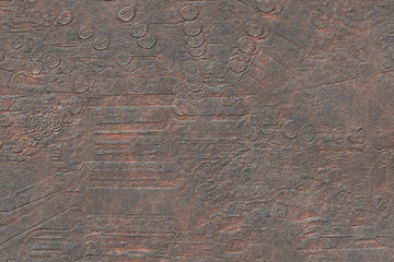 Corrosion metal- distressed panels