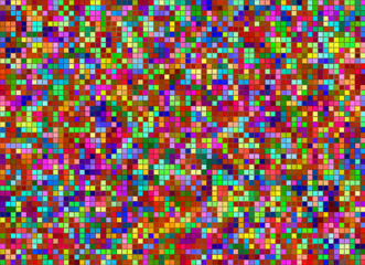 colorful mosaic background from square shapes