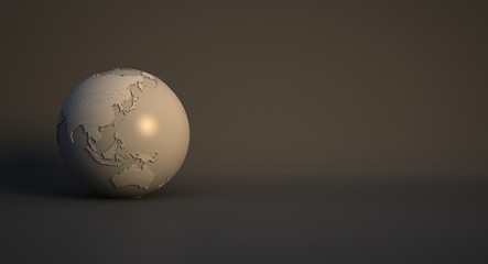 3d rendering continent in earth. earth rendering graphic background.  © Tuna salmon